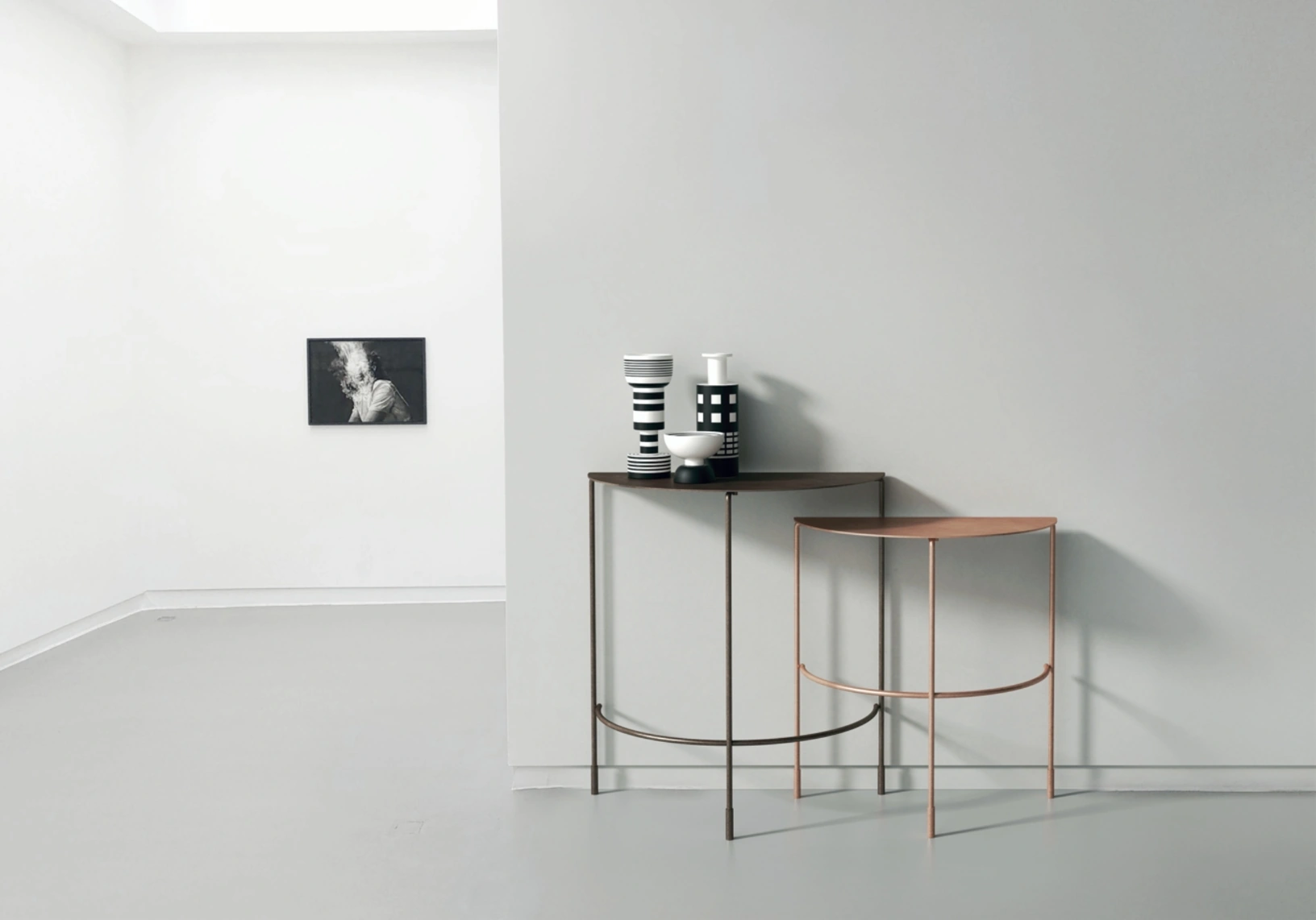 Tavolino in metallo Hoodi di Midj