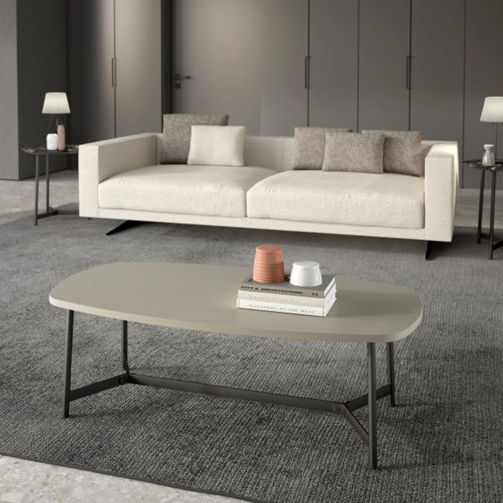 Tavolino moderno Milord Low di Maconi