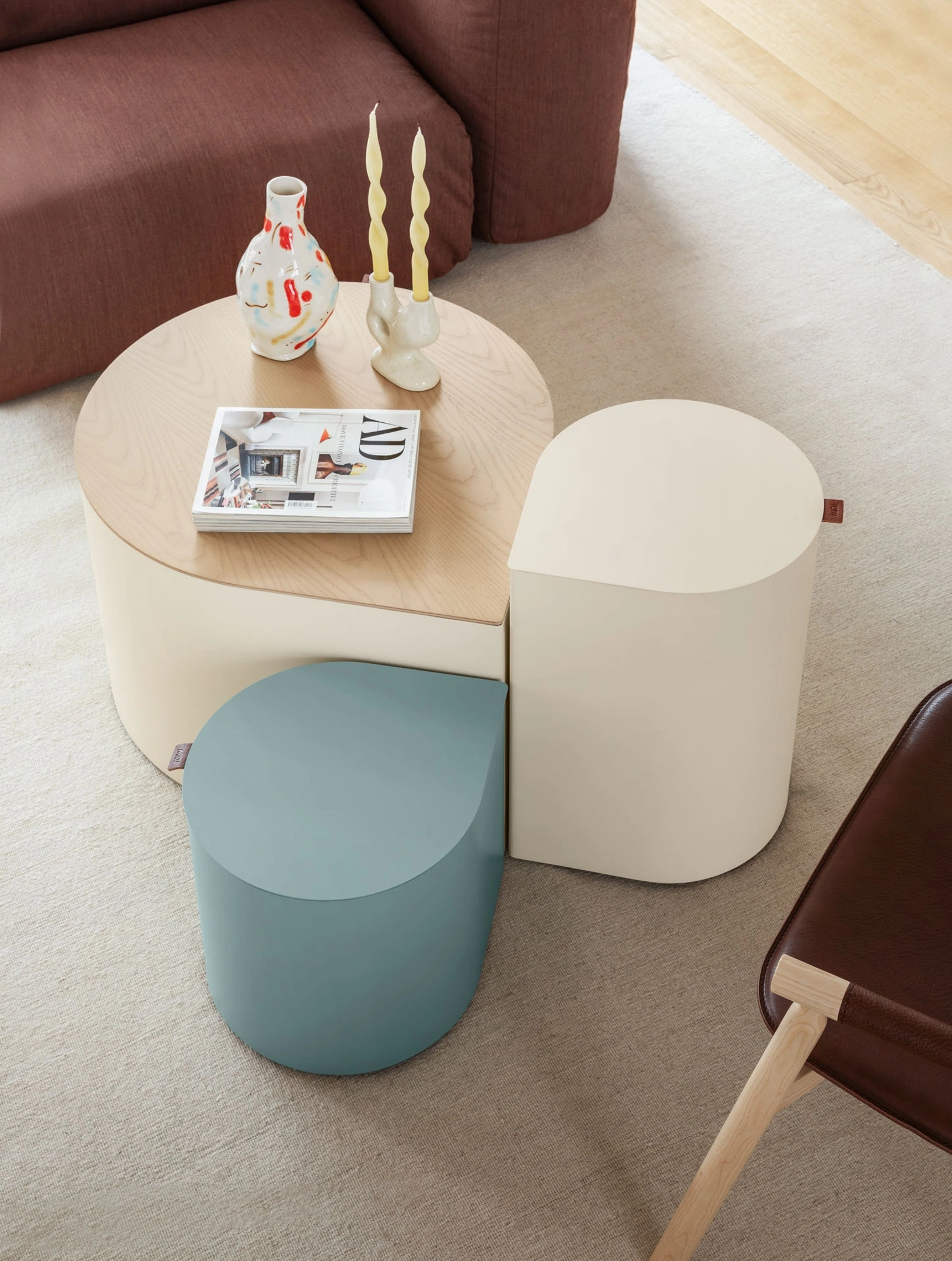 Tavolino contenitore Drop di Midj