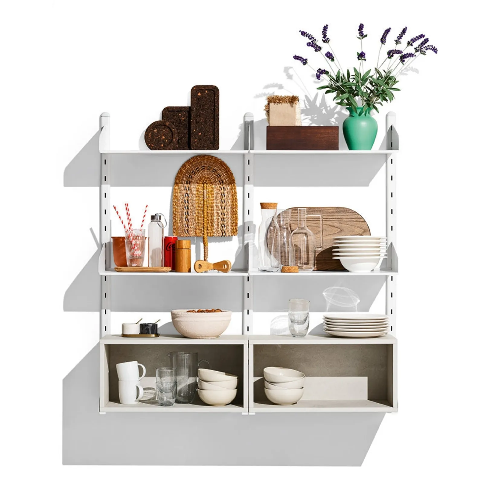 Mensole in metallo e melaminico Shelfy di Connubia