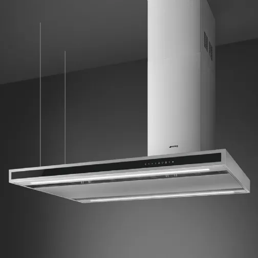 Cappa a isola KLTI12L4X di Smeg