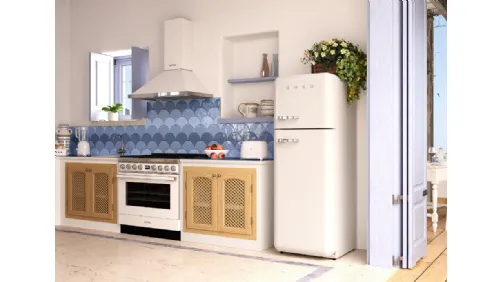 Frigorifero Panna Doppia Porta a libera installazione di Smeg