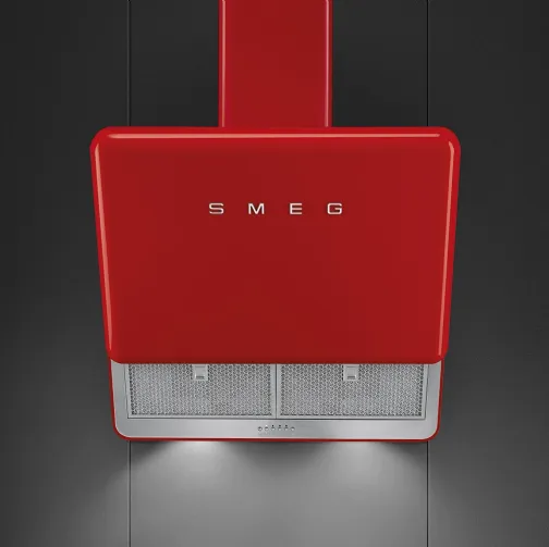 Cappa 50s Style KFAB75RD Decorativa Murale di Smeg