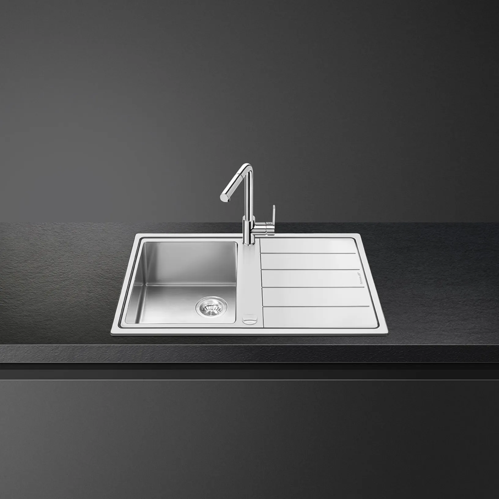 Lavello Incasso Semifilo LDR861-2 di Smeg