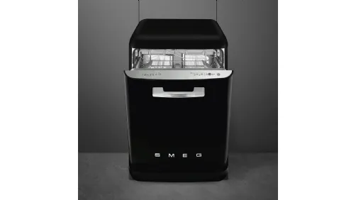 Lavastoviglie 50s Style Nera LVFABBL3 di Smeg