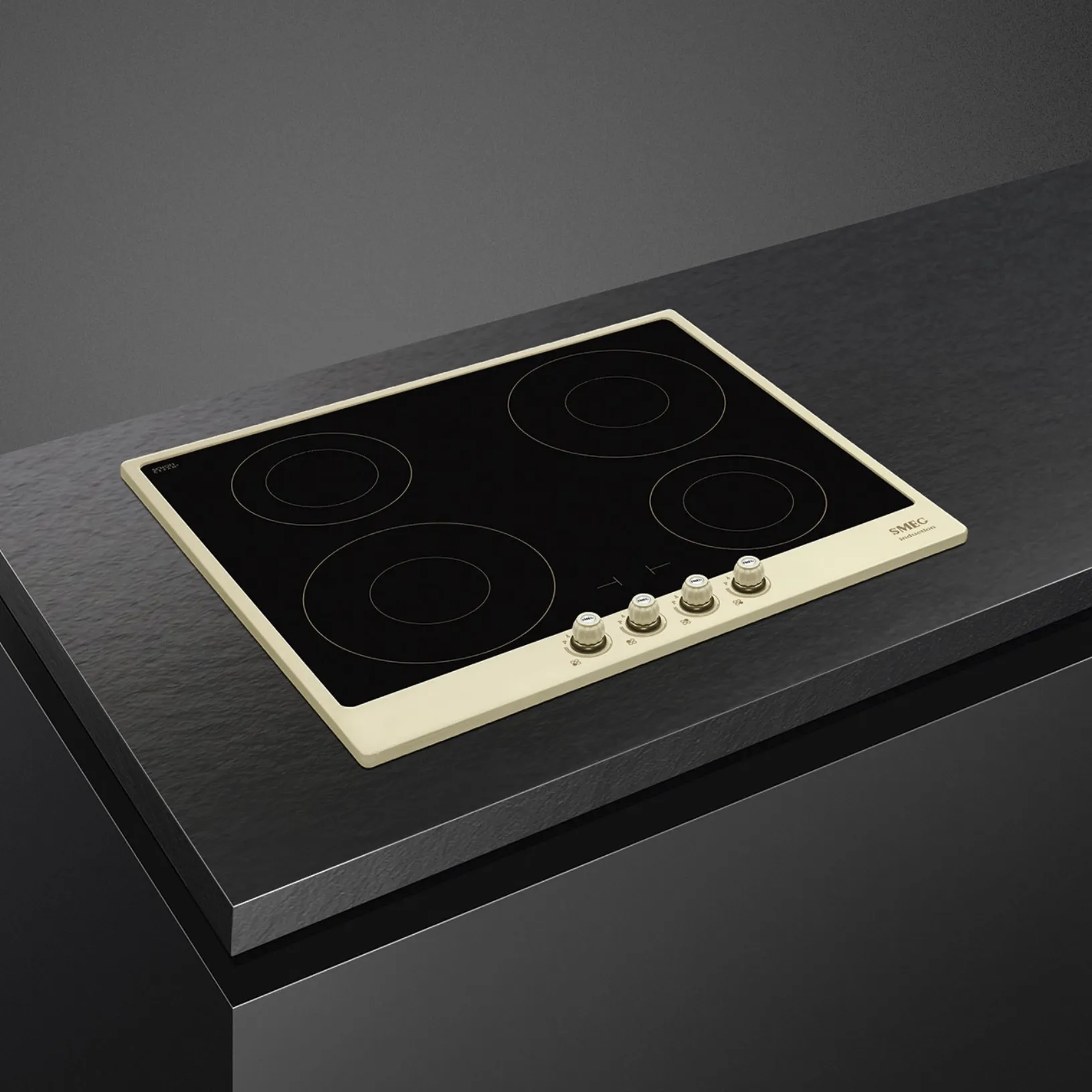 Piano Cottura Induzione Estetica Cortina SI764POM di Smeg