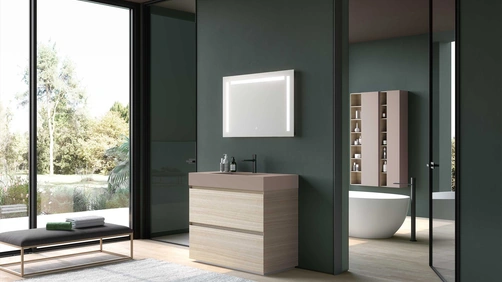 Mobile da Bagno Block System Syntesi Box C24 di Baxar