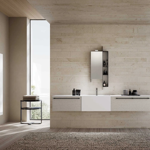 Mobile da Bagno sospeso M System 032 di Baxar