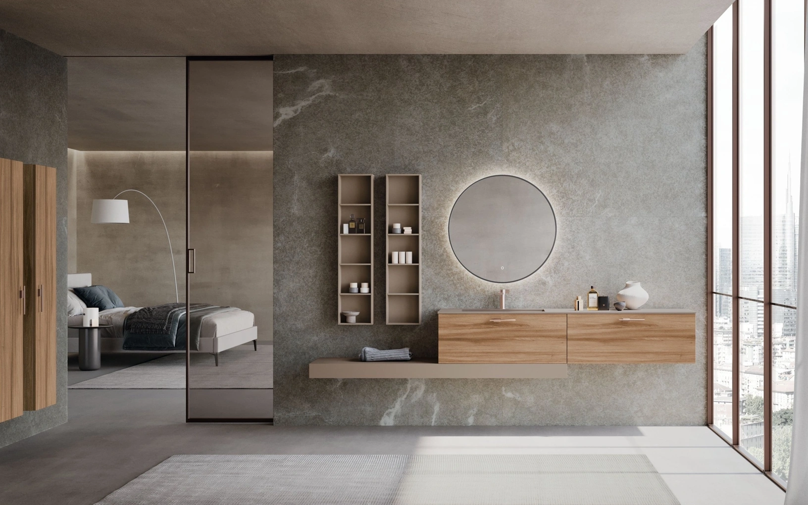 Mobile da Bagno sospeso M System 042 di Baxar