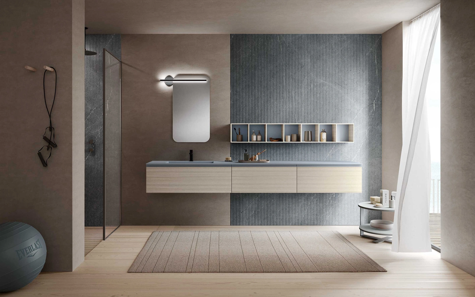 Mobile da Bagno sospeso M1 System 136 di Baxar