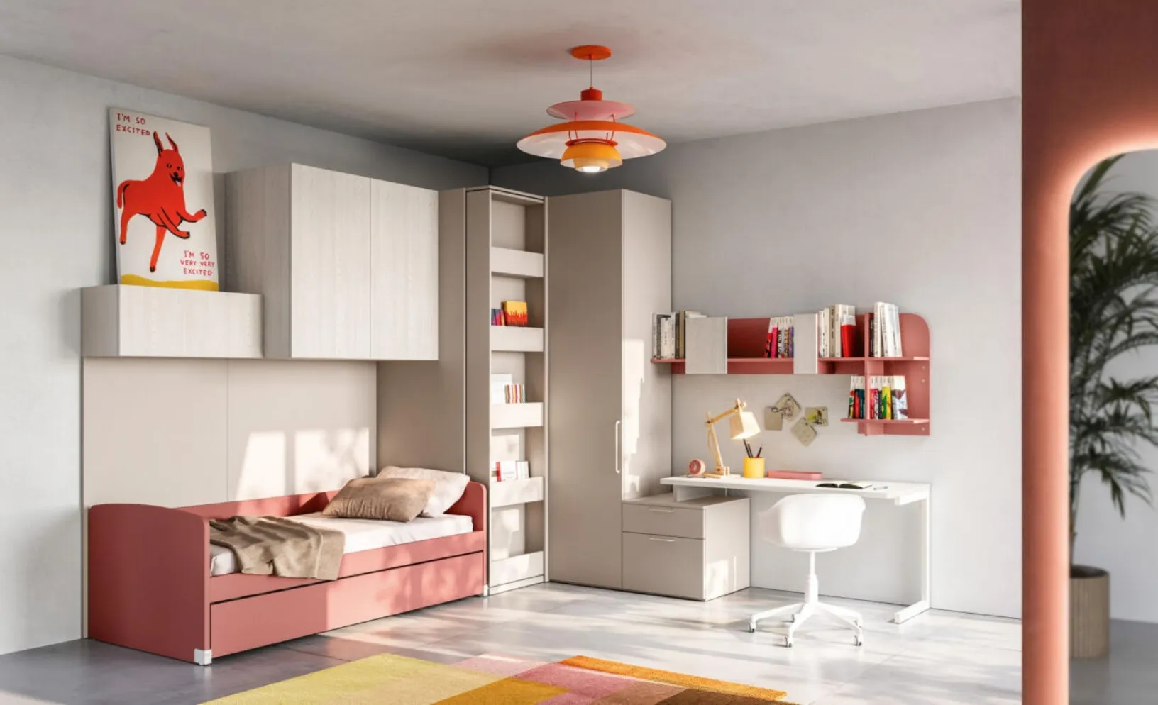 Cameretta Letto a Terra 11 di Mistral
