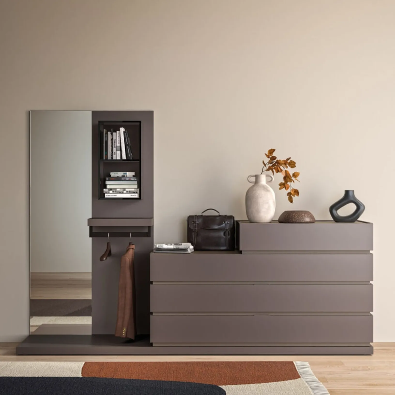 Comò Arturo con appendiabiti di Orme