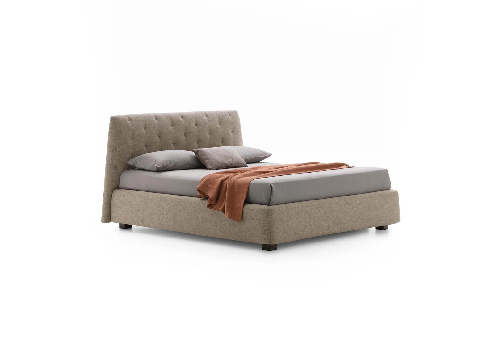 Letto matrimoniale con testiera Atrium di Le Comfort