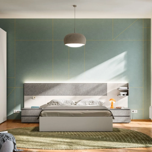 Letto matrimoniale Giako Basic 13 di Orme