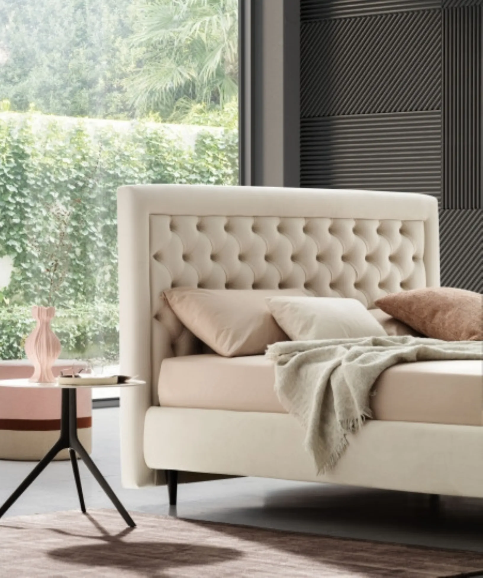 Letto con testiera Monet di Le Comfort