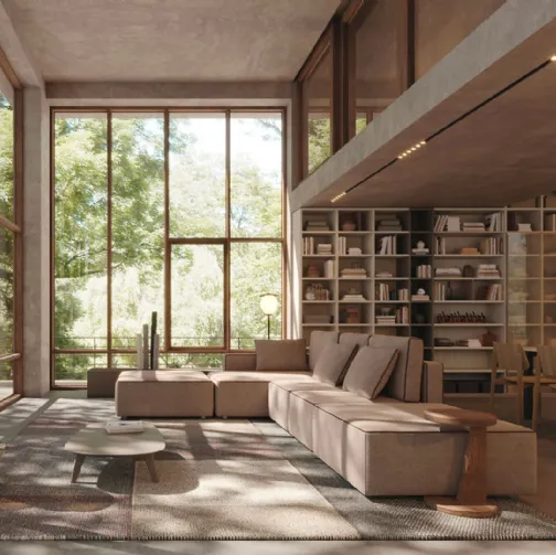 Libreria componibile LV711 di Giessegi