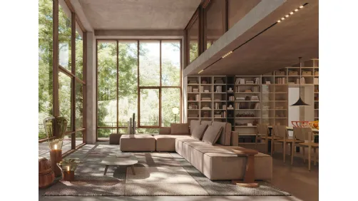 Libreria componibile LV711 di Giessegi