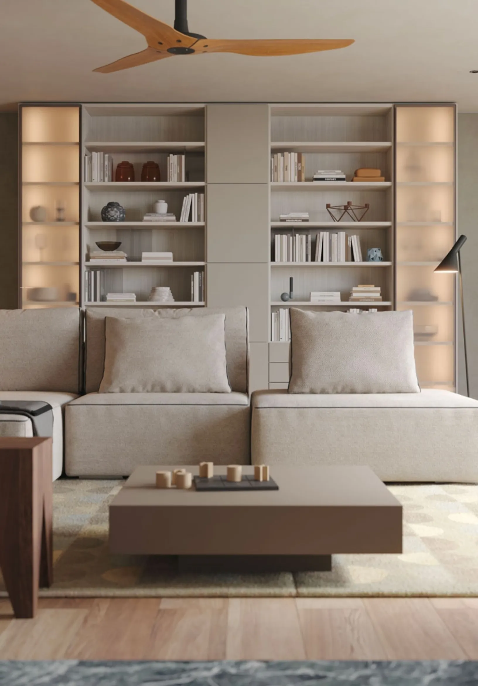 Libreria a muro LV717 di Giessegi