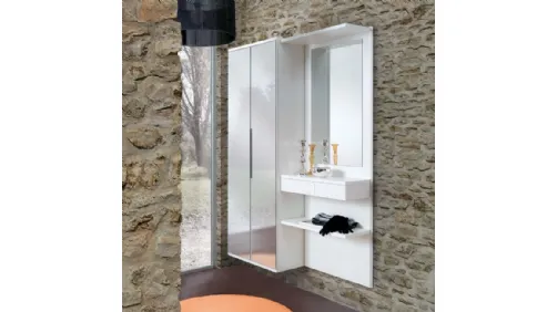 Mobile ingresso sospeso con ante a specchio Family F09 di Maconi