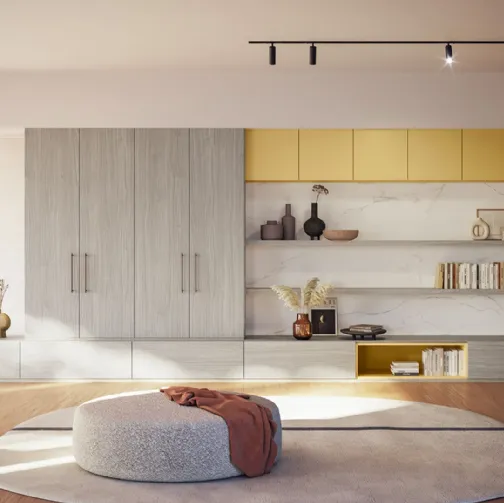 Parete Attrezzata Living LV719 di Giessegi