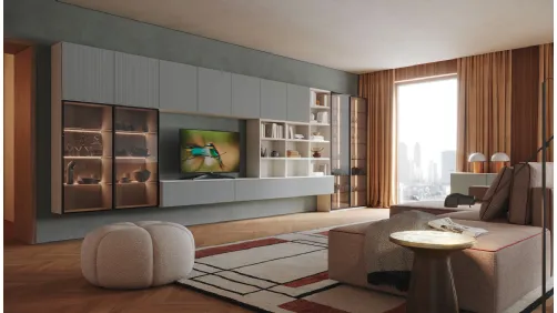 Parete Attrezzata Living LV721 di Giessegi