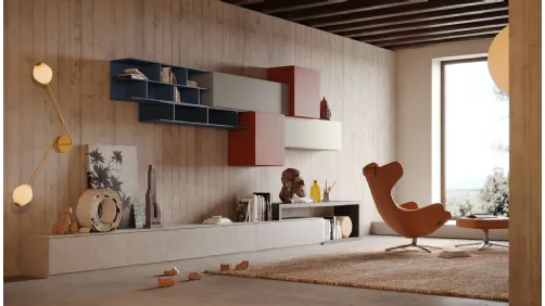 Parete Attrezzata Living LV723 di Giessegi