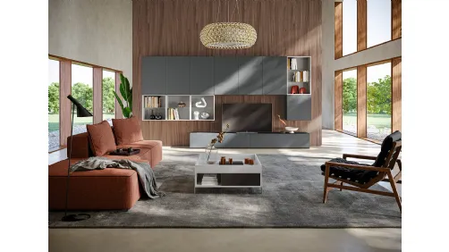 Parete Attrezzata Living LV727 di Giessegi