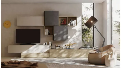 Parete Attrezzata Living LV729 di Giessegi