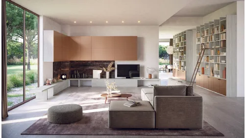 Parete Attrezzata Living LV732 di Giessegi