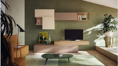 Parete Attrezzata Living LV735 di Giessegi