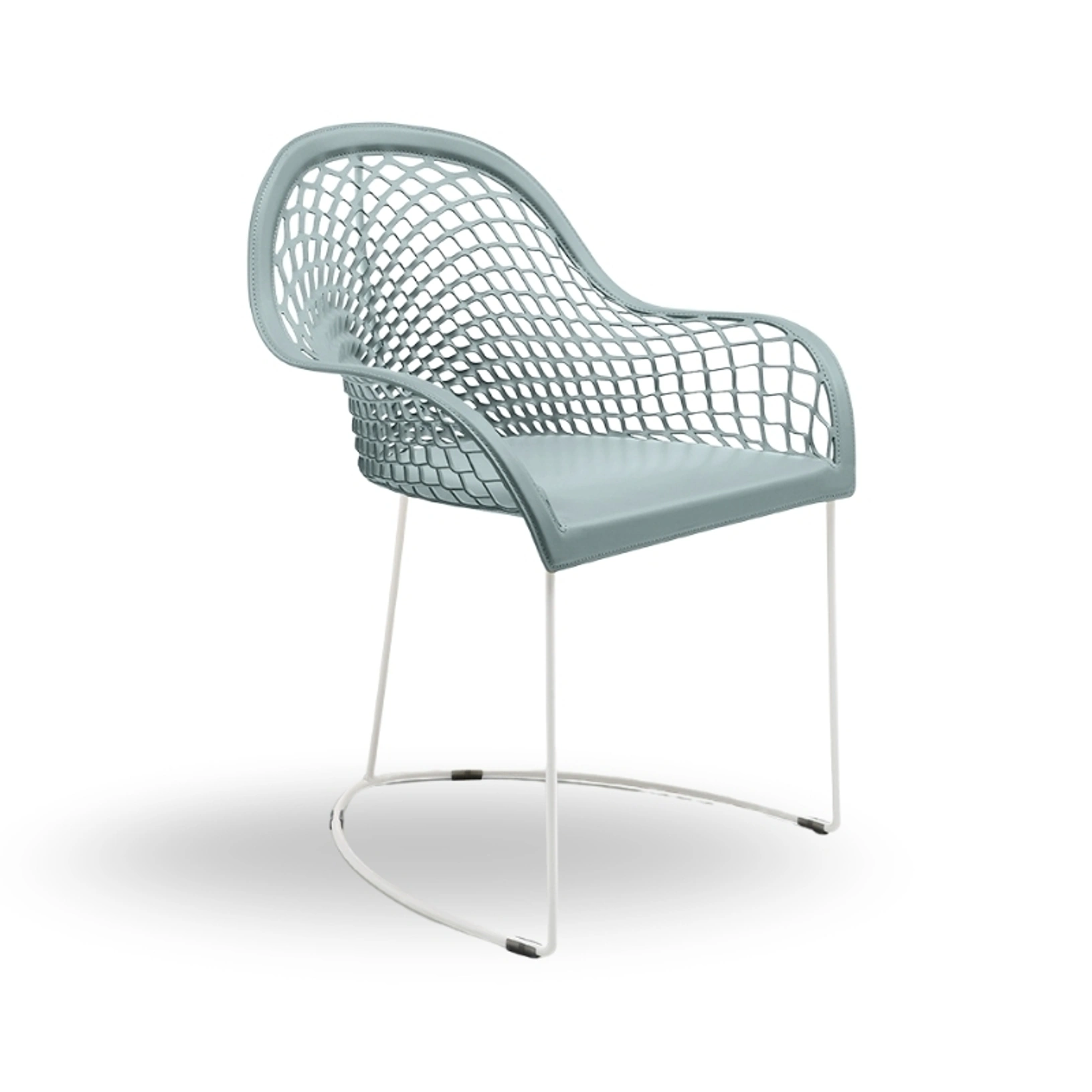 Sedia in cuoio Guapa di Midj