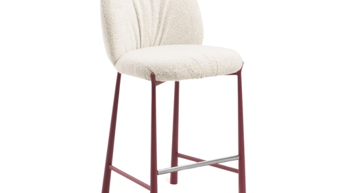 Sgabello imbottito Mys di Midj