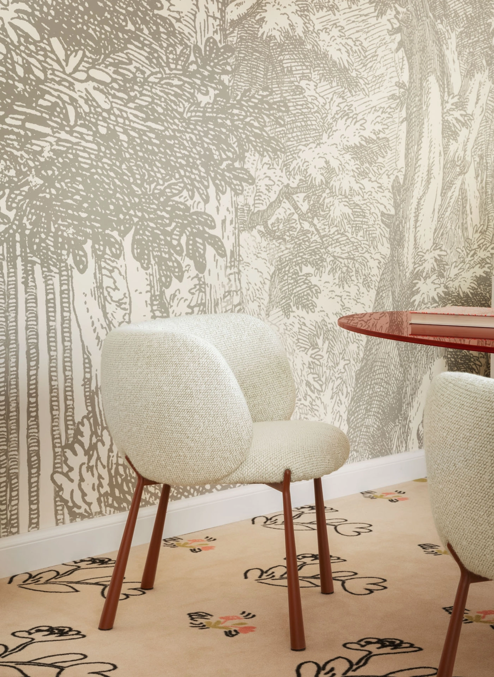 Sedia imbottita Mys di Midj