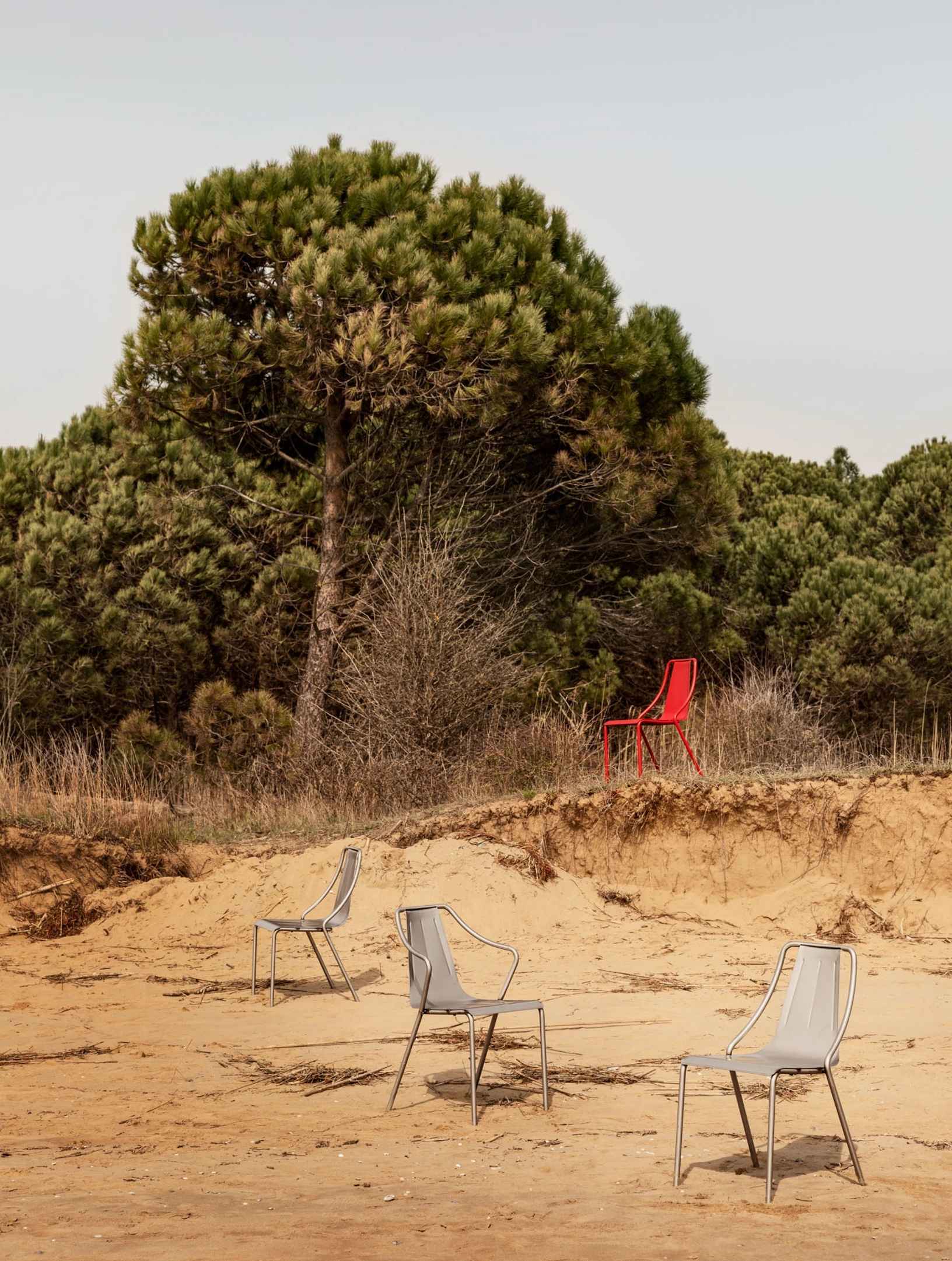 Sedia in acciaio inox Ola di Midj