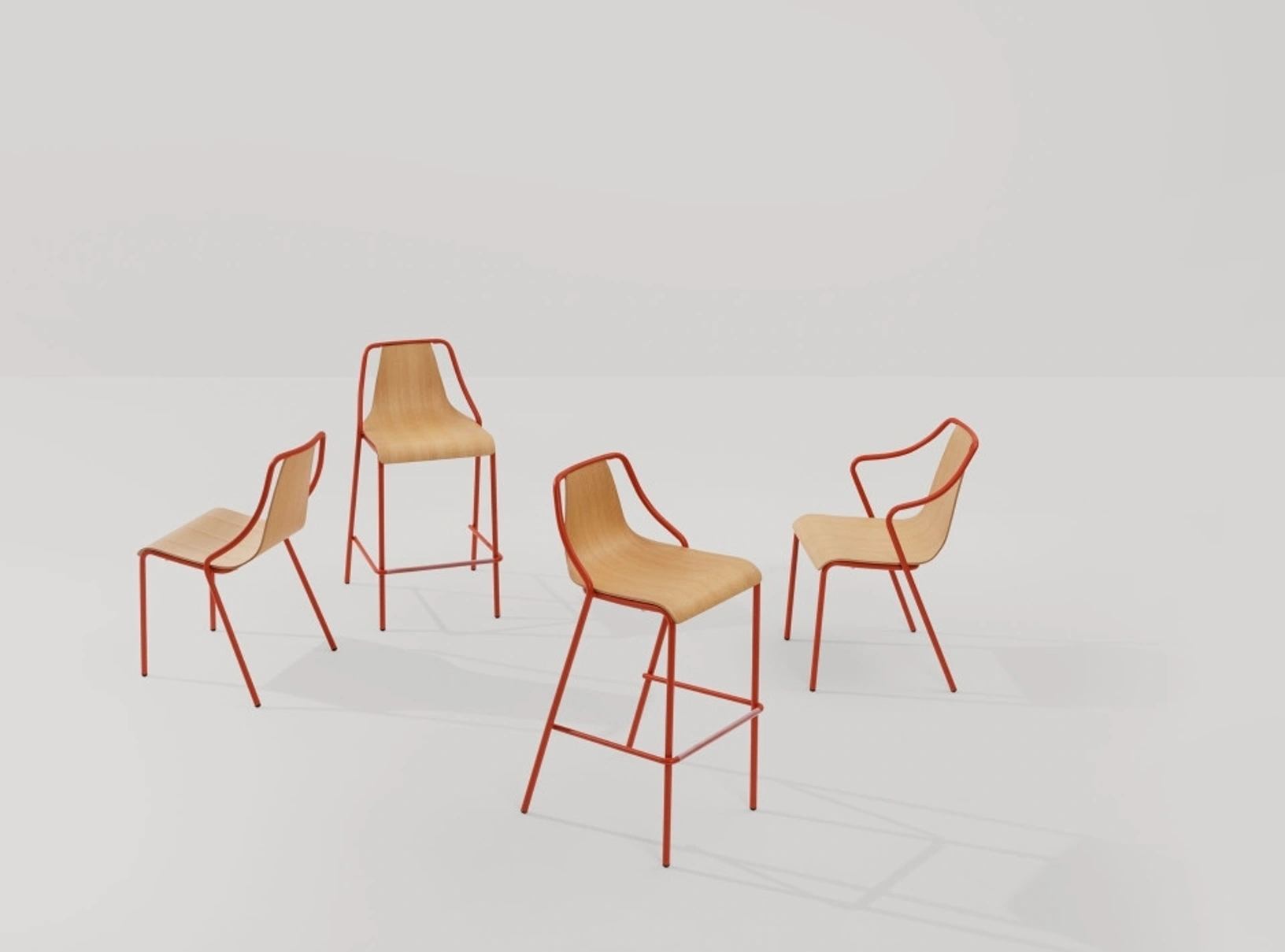 Sedia Ola Wood di Midj