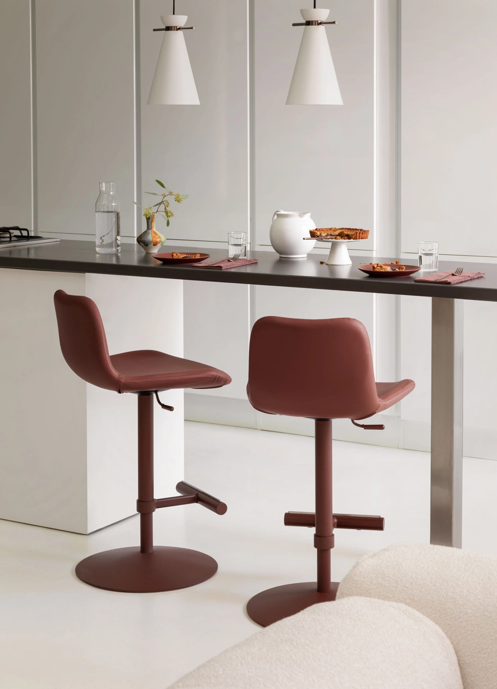 Sgabello imbottito Dalia Toy di Midj