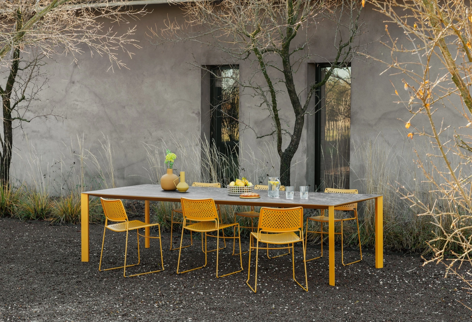 Sedia Slim in metallo di Midj