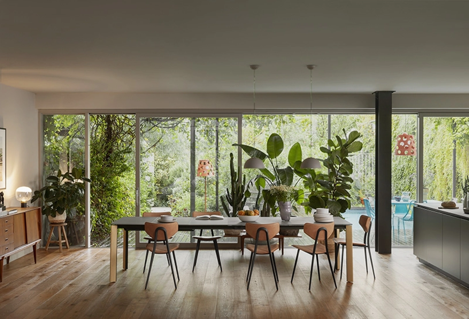 Sedia Tosca in cuoio di Midj