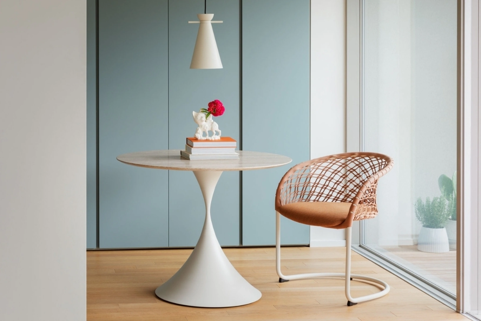 Tavolo rotondo Leo di Midj