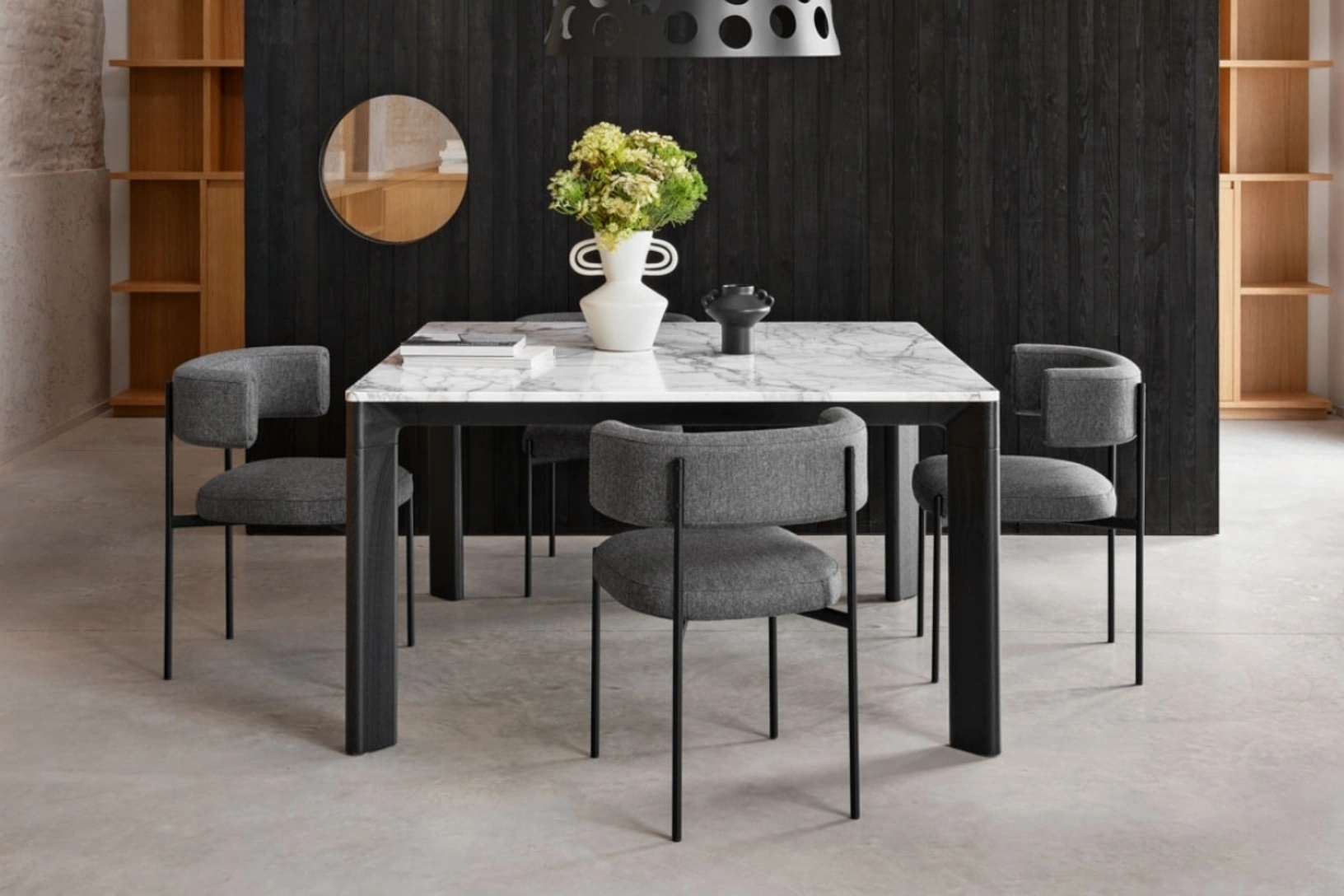 Tavolo quadrato in marmo Planum di Midj