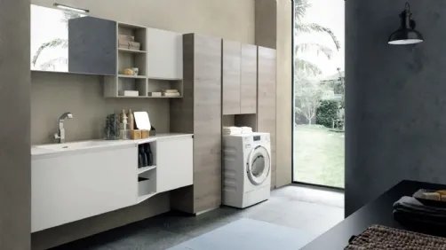 Mobile con vano lavatrice