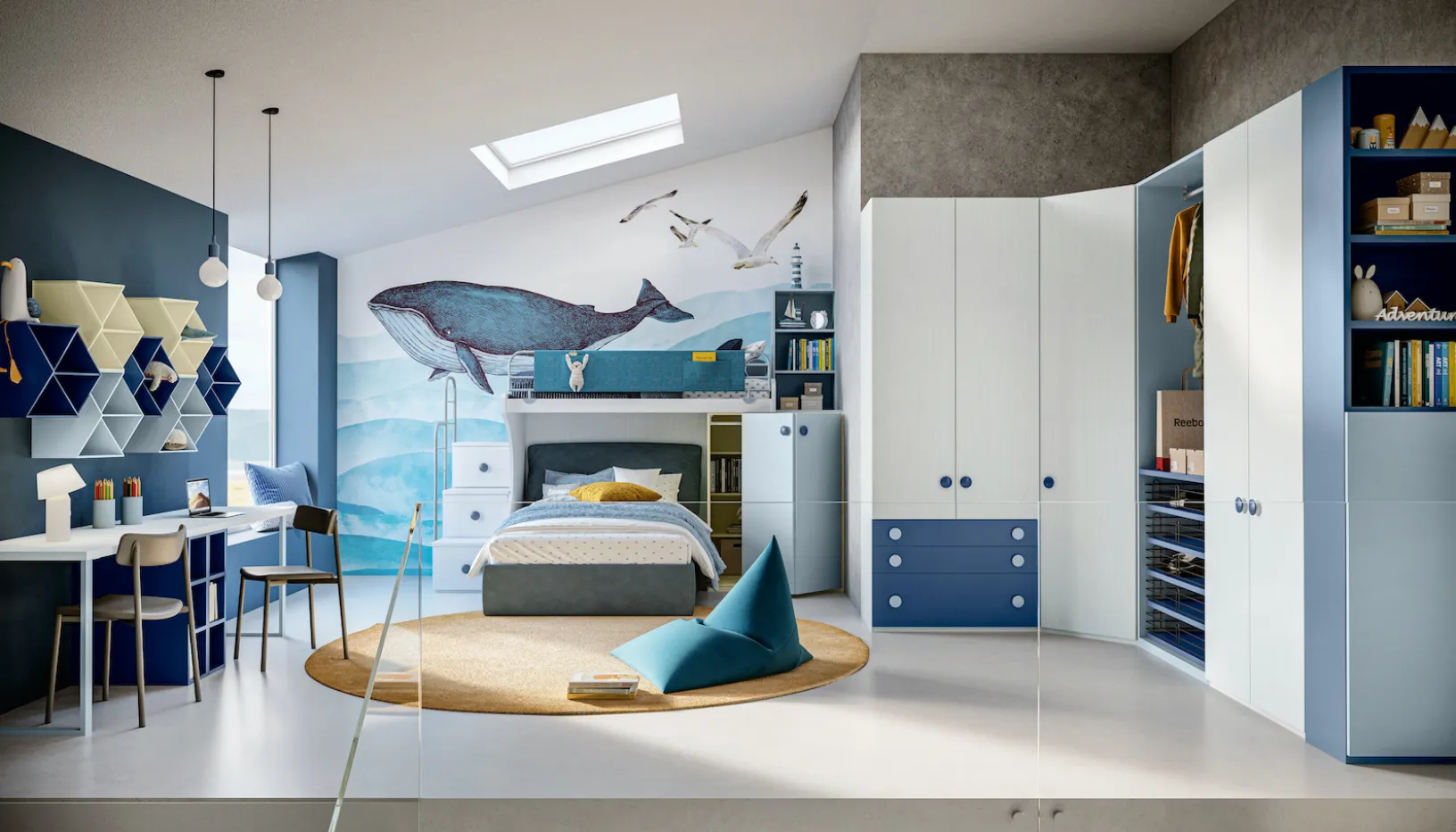 cameretta azzurra Giessegi