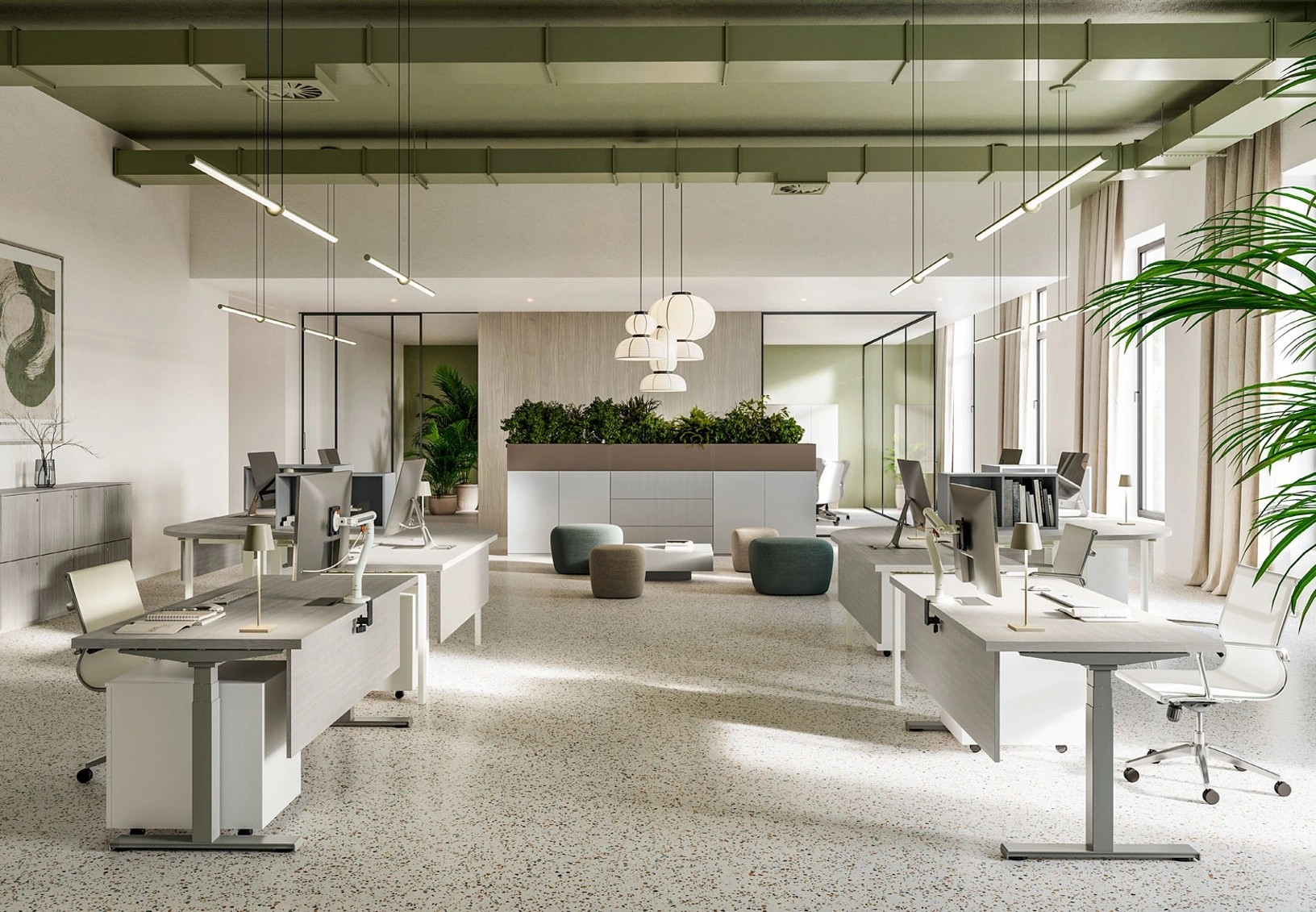 Scrivania Operativa OF114 di Giessegi